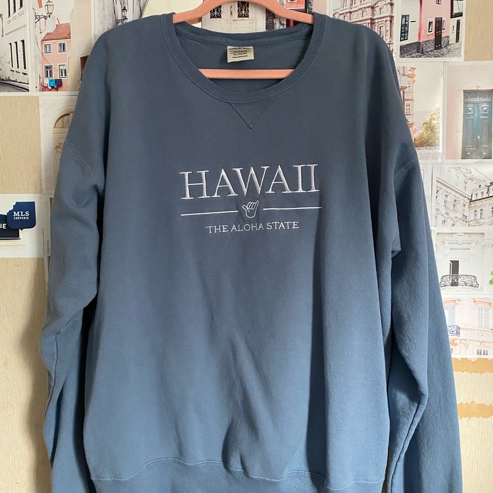Hawaii The Aloha State Alex Blom Creates Crewneck